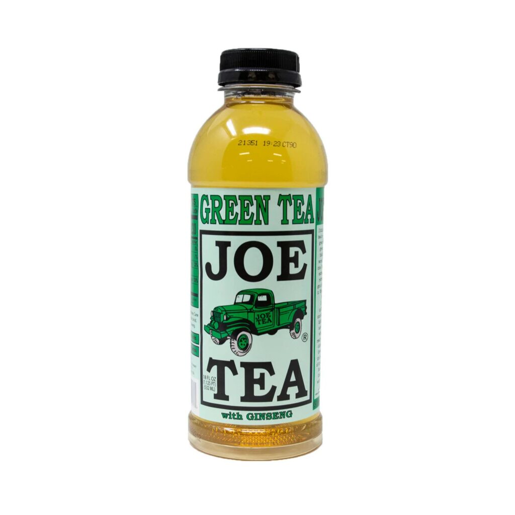 Joe's Green Tea in a bottle.
