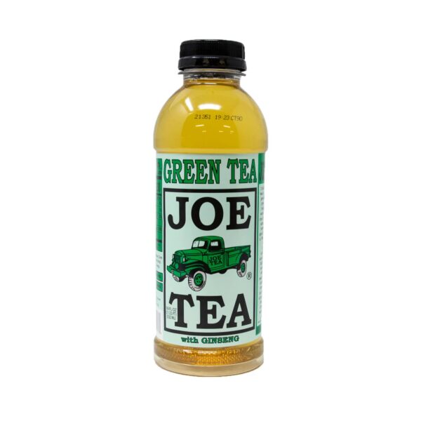 Joe's Green Tea in a bottle.